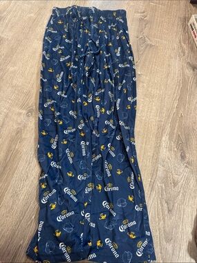 Corona Navy Male PJ pants with Yellow Lemon Motif